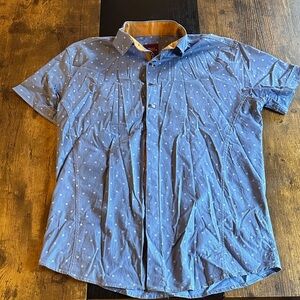 Men's Blue Dot Shirt